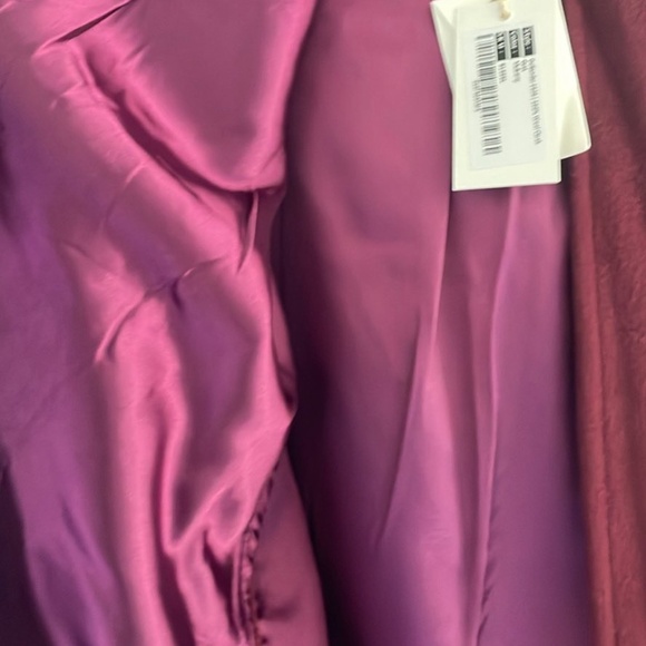 Linennaive Outlander 100% Wool Cloak Coat- Burgundy - Picture 4 of 5